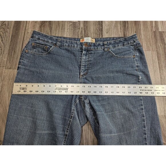 Just My Size JMS Womens Size 20W Short Classic Stretch Denim Blue Jeans - Picture 10 of 13